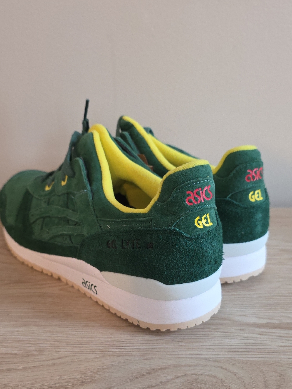 NEW Asics Gel Lyte III ☘️ Shamrock Mens 12 Shoes Golf Green - Picture 6 of 6